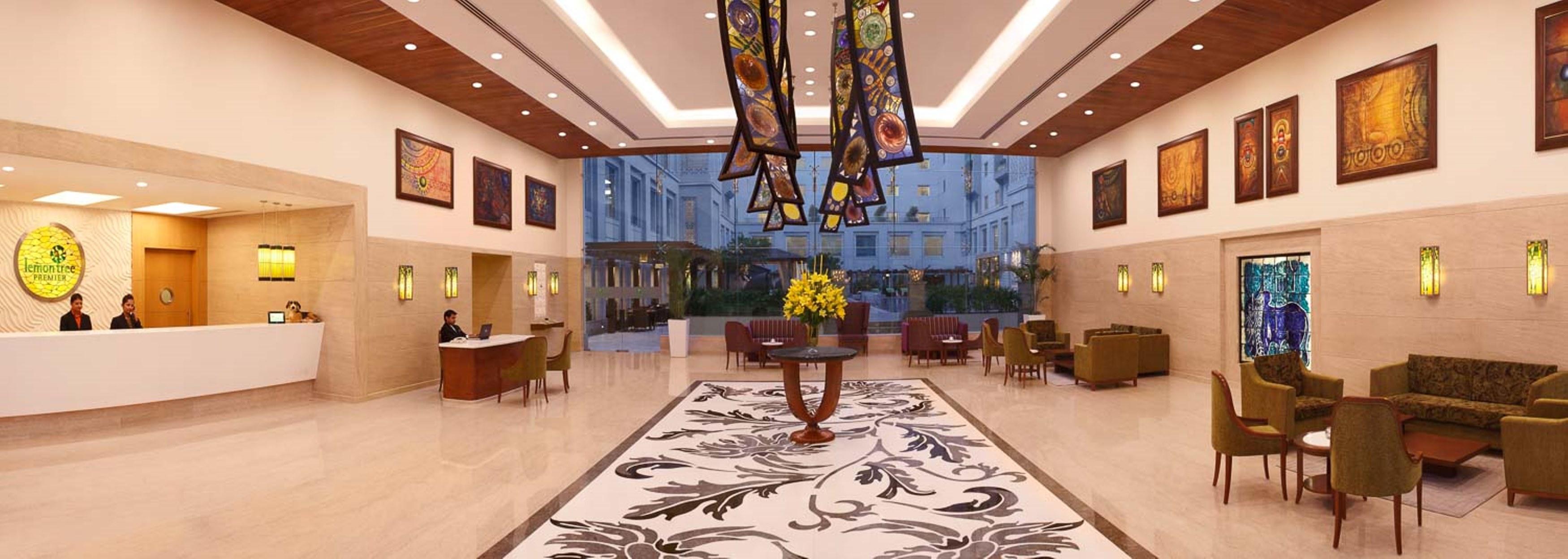 Hotel Lemon Tree Premier, Delhi Airport Nueva Delhi Exterior foto The lobby of the Taj Bengal