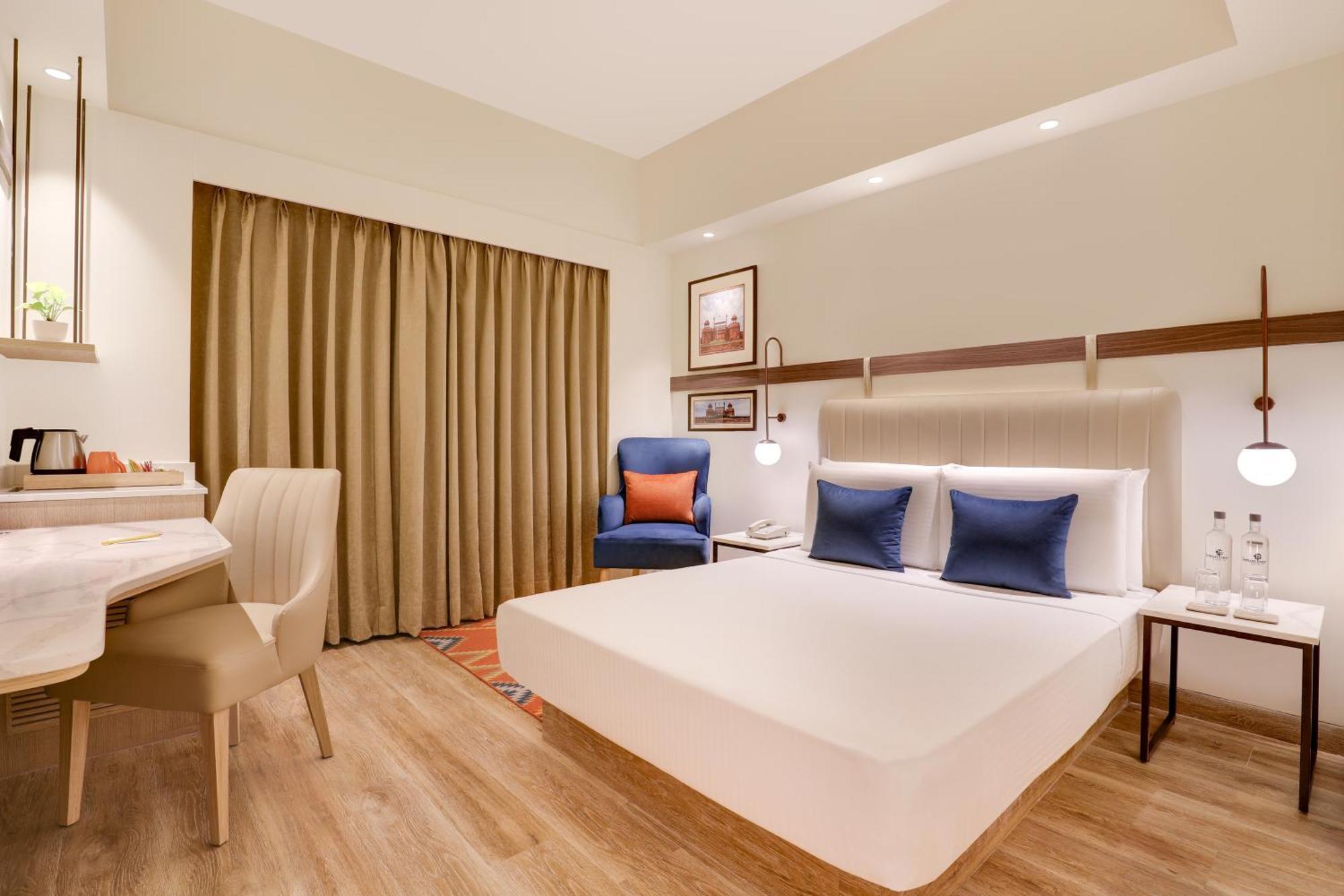 Hotel Lemon Tree Premier, Delhi Airport Nueva Delhi Exterior foto A room at the hotel