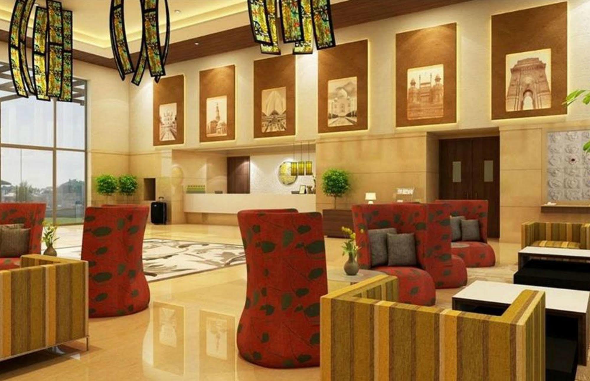 Hotel Lemon Tree Premier, Delhi Airport Nueva Delhi Exterior foto The lobby of the hotel
